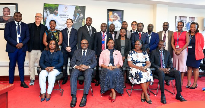 The Development Partners Breakfast Engagement Group Photo