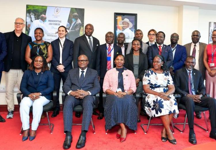 The Development Partners Breakfast Engagement Group Photo